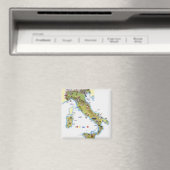 Kaart van Italië Magneet (Insitu (Vaatwasser))