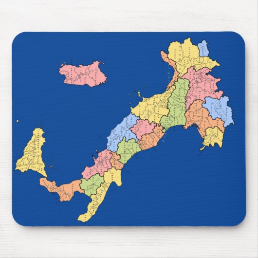 Kaart van Italië * Mapa de Italia Muismat (Voorkant)