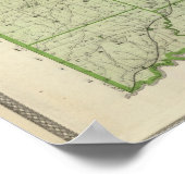 Kaart van Jackson County Poster (Hoek)
