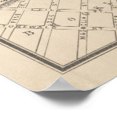  kaart van Jacksonville FL (1878) Poster (Hoek)