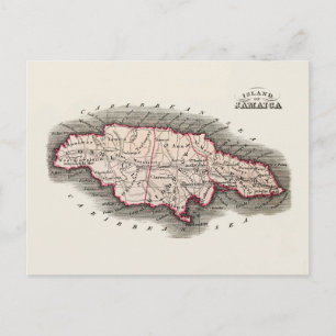 kaart van Jamaica