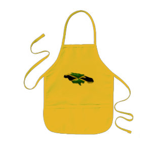 Kaart van Jamaica Apron Kinder Schort