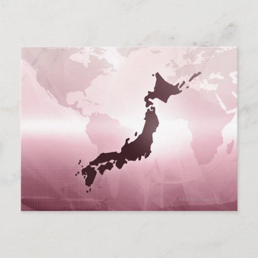 Kaart van Japan (Voorkant)