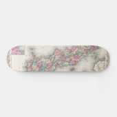 kaart van Japan (1855) Skateboard (Horizontaal)