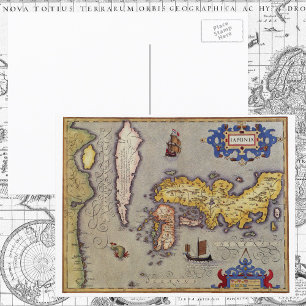 Kaart van Japan door Mercator en Hondius, 1606