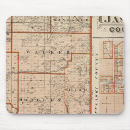 Kaart van Jasper County Muismat