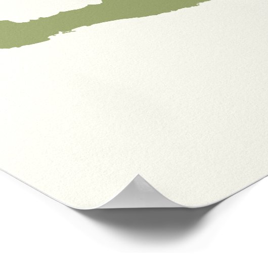 Kaart van Java Poster (Hoek)