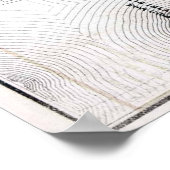 kaart van Jersey City, Hoboken & Weehawken NJ Poster (Hoek)