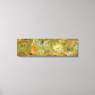 Kaart van Jupiter's maan Lo Canvas Afdruk