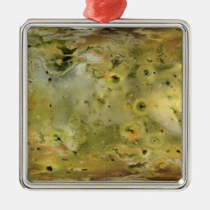Kaart van Jupiter's maan Lo Metalen Ornament