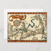  kaart van kabeljauw (Voorkant / Achterkant)