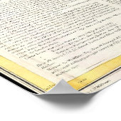  kaart van kabeljauw (1857) poster (Hoek)