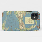  kaart van kabeljauw (1940) Case-Mate iPhone case (Achterkant (horizontaal))