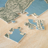 kaart van kabeljauw (1945) legpuzzel (Zijkant)