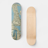  kaart van kabeljauw (1945) skateboard (Voorkant)