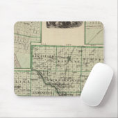 Kaart van Kankakee County, Kankakee en Gilman Muismat (Met muis)