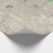  kaart van Kansas (1893) Cadeaupapier (Hoek)