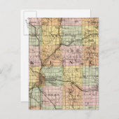 Kaart van Kent County (Voorkant / Achterkant)