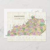  kaart van Kentucky (1827) (Voorkant / Achterkant)