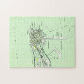  kaart van Key West Florida (1943) Legpuzzel (Horizontaal)