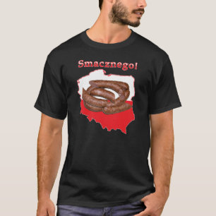 Kaart van Kielbasa Smacznego T-shirt