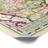 Kaart van Klein-Azië Poster (Hoek)