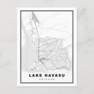 Kaart van Lake Havasu City