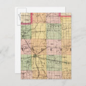 Kaart van Laper County, Michigan (Voorkant / Achterkant)