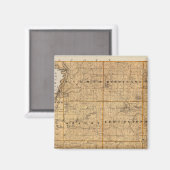 Kaart van Le Sueur County, Minnesota Magneet (Voorkant / Achterkant)