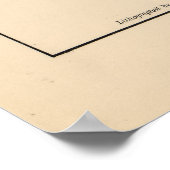 Kaart van Lee County, Texas (1879) Poster (Hoek)