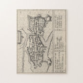  kaart van Limerick Ierland (1618) Legpuzzel (Verticaal)