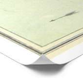  kaart van Lissabon Portugal (1895) Poster (Hoek)