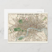  kaart van Londen (1853) (Voorkant / Achterkant)