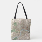  kaart van Londen (1853) Draagtas (Achterkant)