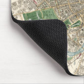  kaart van Londen (1853) Muismat (Hoek)