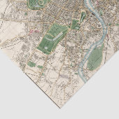  kaart van Londen (1853) Tissuepapier (Detail)