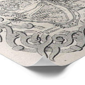  kaart van Londen (1855) Poster (Hoek)