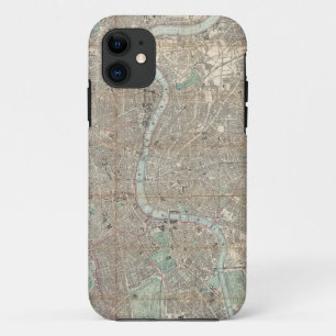 kaart van Londen (1890) iPhone 11 Hoesje