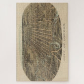 kaart van Londen (1896) Legpuzzel (Verticaal)