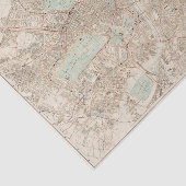  kaart van London Tissue Paper Tissuepapier (Detail)