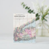  kaart van Long Island (1880) (Staand voorkant)