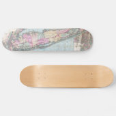  kaart van Long Island (1880) Skateboard (Horizontaal)