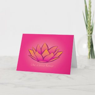 Kaart van Lotus Flower Valentijns