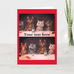 Kaart van Louis Wain kat