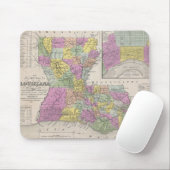 kaart van Louisiana (1853) Muismat (Met muis)