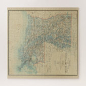  kaart van Louisiana (1896) Legpuzzel (Horizontaal)