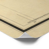  kaart van Louisiana (1896) Poster (Hoek)