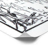 kaart van Louisiana (1912) Poster (Hoek)