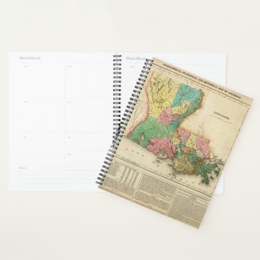 Kaart van Louisiana Planner (Display)