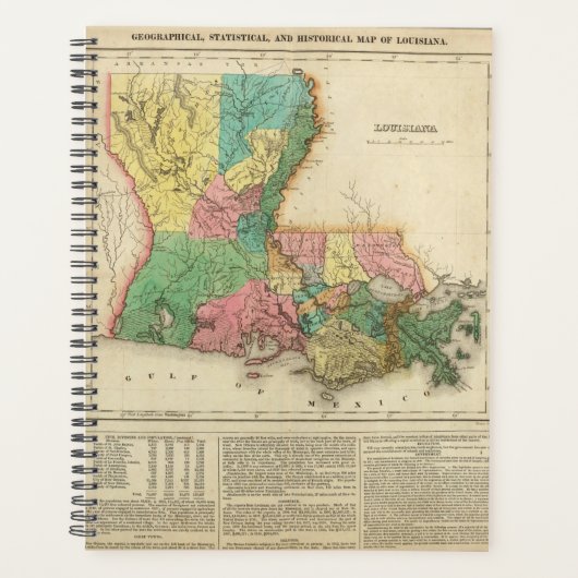 Kaart van Louisiana Planner (Voorkant)